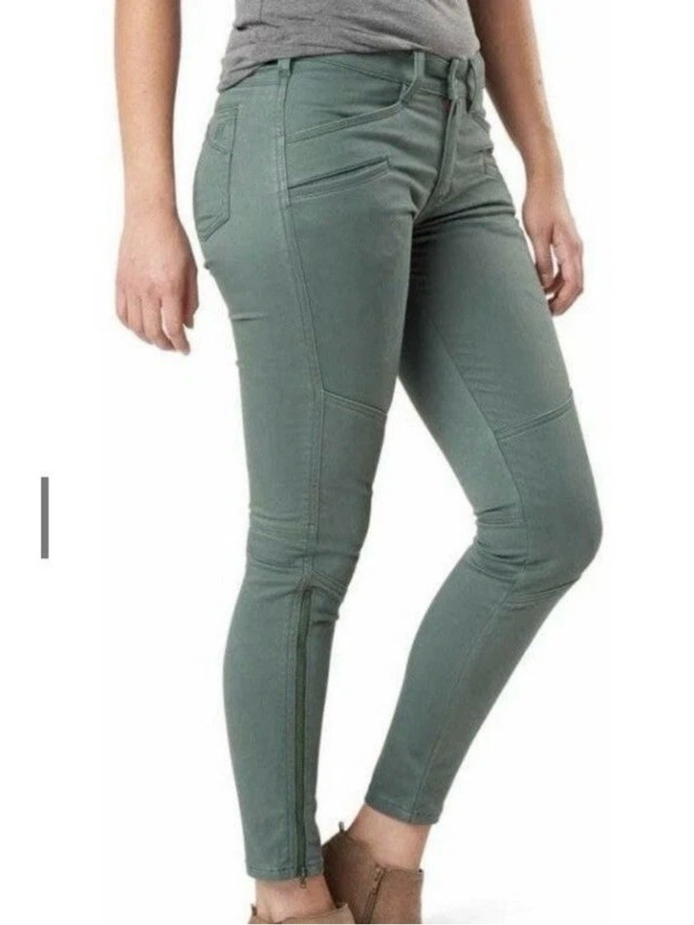 NWT 5.11 Tactical Wyldcat Slim Utility Ankle Zip Pants Womens 10 Regular Thyme